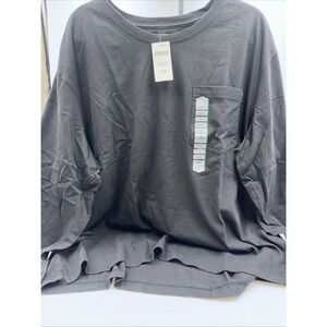 Duluth Trading Longtail T Shirt Mens 2XL Large Black Stan Fit Long Sleeve NWT